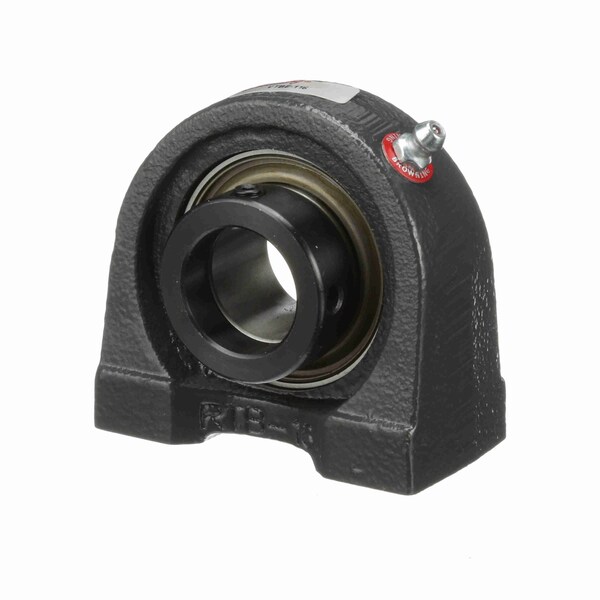 Mounted Cast Iron Tapped Base Pillow Block Ball Bearing - 52100 Bearing Steel - Eccentric Lock